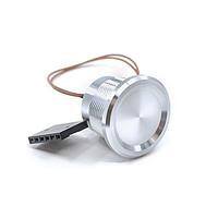 E-Switch PZ7M2CNNW150 Piezo Switch ANTI-VANDAL, 1A 24VDC, SPST Off-(On), Panel Mount, Front Wire Leads 150mm w/ Connector