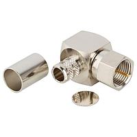 Amphenol RF 222164 Connectors F RIGHT ANGLE CRIMP PLUG RG6/U