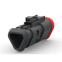DEUTSCH - TE Connectivity 2-2303816-3 Automotive Connectors DT06-3S-TN82, PLG, 3P, BLK, N, SNAPXCAP