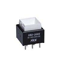 NKK Switches UB226SKW036G Pushbutton Switches LOW PROFILE PSHBTTN ILLMNTD/PC AND SLDR