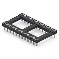 Mill-Max 115-44-624-41-003000 IC & Component Sockets 24 PIN ULTRA LOW DIP SKT 200uSn