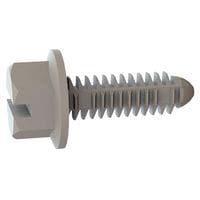 Essentra Components 27SC2520HW075 Push-In Barbed Fastener, Slotted Hex Flange, .750 Length