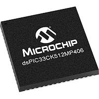 Microchip Technology dsPIC33CK512MP406T-I/MR Digital Signal Processors & Controllers - DSP, DSC dsPIC33C 100MHz, 512K Dual Panel Flash, 128K RAM, OpAmps, 12bit ADCs, PWM