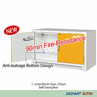 DaiHan DH.SCF9700 Safety Cabinet for Flammable, Stand-type, 720 Lit, with Patented Safe Drawer-type Shelves