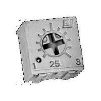 TT Electronics / BI Technologies 25UR10KLFTR Trimmer Resistors - Single Turn 1/2W 10K Ohms 10% SINGLE TURN