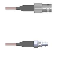 Amphenol Custom Cable Q-0B00S000H024i RF Cable Assemblies BNC-SJB/HDBNC-SJB G142 24I