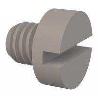 Essentra Components 50M040070D004 Machine Screw Cheese Slotted Screw, M4 X .7 Thread, 4mm Lg