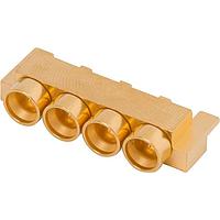 Amphenol SV Microwave 9311-60039 Multi-Port Connectors SMPM M Edge Launch Connector 4 Port FD