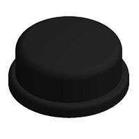 Diptronics KTSC-22K Cap, Round 12X12 RND BLK CAP