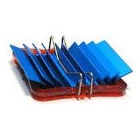 Advanced Thermal Solutions ATS-50300B-C1-R0 Component maxiFLOW Heat Sink with maxiGRIP Attachment, T766, Blue-Anodized, 30x30x7.5mm