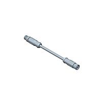 Amphenol LTW M8AS04ML-ASFL-SD003 Sensor Cables / Actuator Cables Guided M8 Circular Metric Connector, Metal, 3A, 04 pins, Male Connector, Male Contact, Straight-to-Straight, Screw Thread, Overmolded Double Ended, Length 3000mm, IP67 Mated