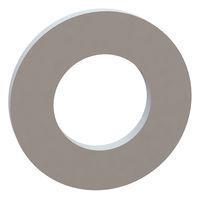 Essentra Components 17W11252 Flat Washer Flat Washer, .592 ID, 1.102 OD, .098 Thick, Natural, Nylon
