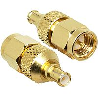 Linx Technologies - TE Connectivity ADP-SMAM-MCXM RF Adapters - Between Series SMA Plug to MCX Plug Adapter