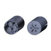 AMP Connectors - TE Connectivity 293602-1 Lighting Connectors Scket 90deg PCB conn M-line 3 poles