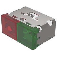 EAO 03-902.2/5 Panel Mount Indicators / Switch Indicators LENS FLT TLT REDYLW