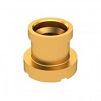 Radiall R222L00010 PCB Connectors SMP-LOCK / MALE STRAIGHT RECEPTACLE FOR PCB LIMITED DETENT REEL OF 100