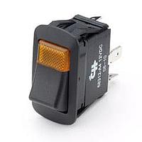 Cole Hersee 58312-A1 Rocker Switches ROCKER  ON-ON AMBER LED