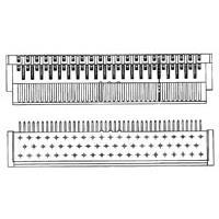 Raychem - TE Connectivity 446071-1 Board to Board & Mezzanine Connectors BX PIN HDR ASY, 62 POSN