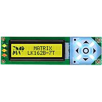 Matrix Orbital LK162B-7T-USB LCD Character Display Modules 16x2 7key Grey Text Yel-Grn B/G USB