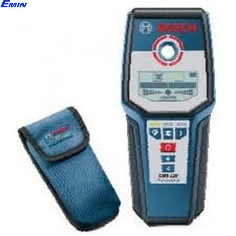 Detector used to locate hidden metal and wires inside walls