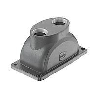 HARTING 11126001711 Heavy Duty Power Connectors Han-Yellock 60 feed thru hood-2xM25