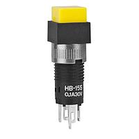 NKK Switches HB15SKW01-E Pushbutton Switches Series HB, Non illum Subminiature