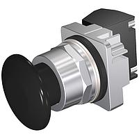 SIEMENS 52PM9W1K Pushbutton PUSHBUTTON,MOM,BLK,1 3/4" PLST,2POS,1NO