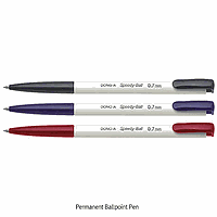 DaiHan DH.Off1026 Ballpoint Pen, e-office, 0.7mm, Red