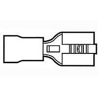 AMP Connectors - TE Connectivity 640905-2 (CUT STRIP) Receptacle RECEPT FASTON 16-14 Cut Strip of 100