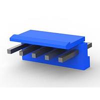 AMP Connectors - TE Connectivity 3-1123723-5 Headers & Wire Housings 3.96 EP HDR ASSY 5P(BLUE)
