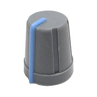 Eagle Plastic Devices 450-3518 Conical Knob SOFT TCH T18 SH GY/BL