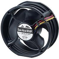Sanyo Denki 9RF0912P1H001 Axial DC Axial Fan, Reversible Flow, 92x38mm Round, 12VDC, Tach/PWM