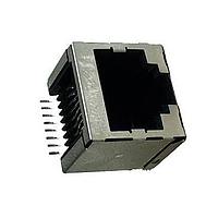 Amphenol Commercial Products RJE231881217T Modular 8P8C, Vertical, SMT, Shield with No EMI Tabs