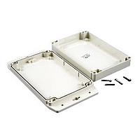 Hammond Manufacturing 1555H2F17GY Flanged Enclosure Watertight/Polycarb. 7.1x4.7x1.5" Flange