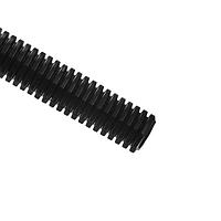 HellermannTyton CTP1120 Conduit & Tubing Convoluted Tubing, Slit, 1.5" Dia, PE, Black, 1000 ft/carton