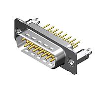 Molex / FCT 173109-0243 D-Sub Connectors - Standard Density FCT DSUB STR PC 37P PLG W/SNAPIN M3