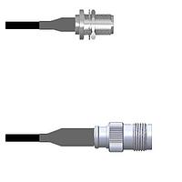 Amphenol Custom Cable Q-2304L000D036i RF Cable Assemblies N-SJB/TNC-SJ LMR19 36I