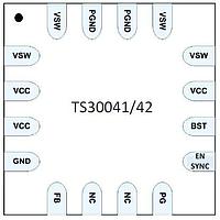 Semtech TS30042-M050QFNR Synchronous Buck DC/DC Converter 2A 5.0V Current-Mode Sync. Buck Converter