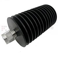 Fairview SA18N100-06  6 dB Fixed Attenuator N Male To N Female Up To 18 GHz Rated To 100 Watts With Black Aluminum Heatsink Body