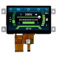 Newhaven Display NHD-4.3-800480MB-ASXP-CTP IPS TFT LED Displays 4.3" Mountable IPS TFT w/Capacitive Touch