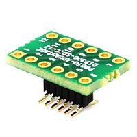 Chip Quik DIP300-SOIC-12N DIP Sockets DIP-12 (0.3" width, 0.1" pitch) to SOIC-12 Narrow (1.27mm pitch, 150/200 mil body) Adapter