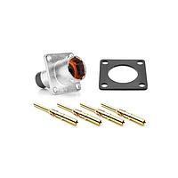Amphenol SINE Systems RT00104PKNH03-K Connector Kits Square Flange Recept silicone seal IP69k