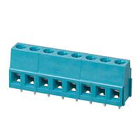 Same Sky (formerly CUI Devices) TB007-508-08BE Fixed Terminal Blocks Terminal block, screw type, 5.08 , horizontal, 8 poles, CUI Blue, slotted screw, PCB mount