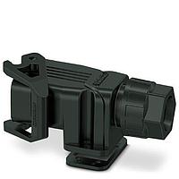 PHOENIX CONTACT 1079393 Heavy Duty Power Connectors Box mounting bases COM  with single locking latch  material: PA  cable outlets: 1  lateral  height: 36 mm  cable gland: with  support sleeve: no  1x M25  Standard