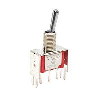 E-Switch 100SP1T1B1VS2QE Toggle Switches TOGGLE, SPDT , On-On, Panel Mount