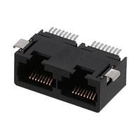 Molex 43841-0003 Ganged MODJACK DUAL PORT SMT 50 SAU 8/8