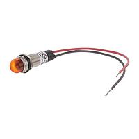 Dialight 656-3356-303F Indicators 1/2 Dome Orange 28VDC w/Leads