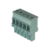 HARTING 14311017401000 Pluggable Terminal Blocks har-flexicon, 10pin female, vertical, w/ screw termination - 30-12AWG, 15Amps, pitch 5.08mm