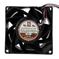 Orion Fans OD8038-48HBXE10A Axial Fan, High Speed/Static Pressure, 80x80x38mm, 48VDC, 141CFM, Ball, Wire, Tach/PWM