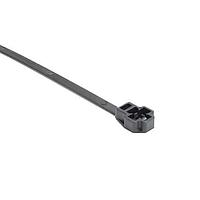 HellermannTyton 157-04102 Cable Tie Mounts 1-Piece Low Profile M5/M6 Stud Mount Tie, 8.2" Tie, 80lb Tensile Strength, PA66HIRHS(REC100), Black